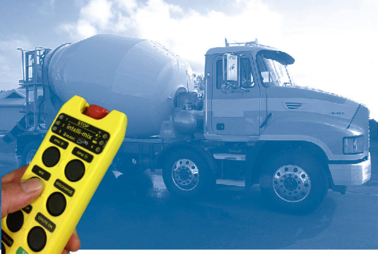 intelli-mix concrete mixer control system